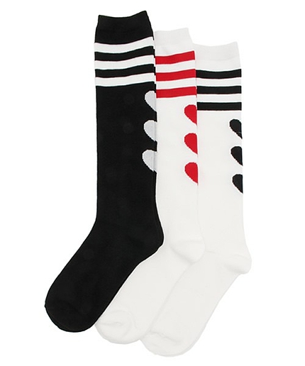 WEGO/3Pハートラインハイソックス