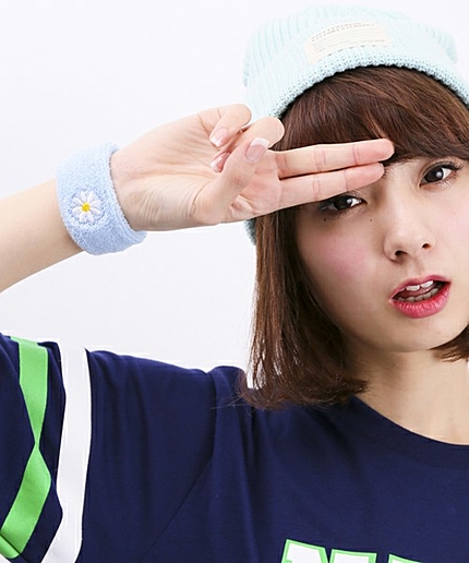 WEGO/フラワーリストバンド