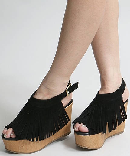 WEGO/フリンジサンダル