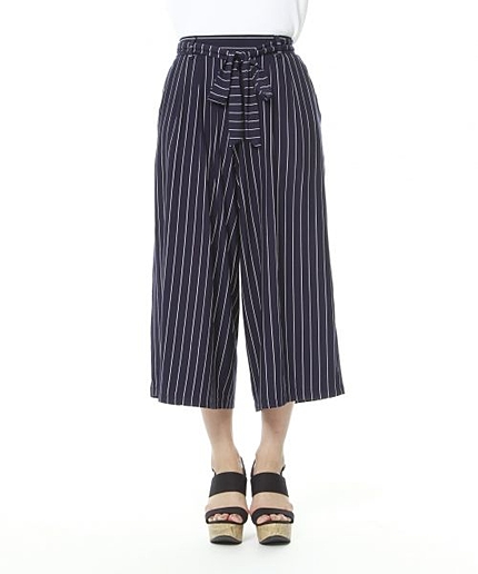 ストライプカットガウチョ