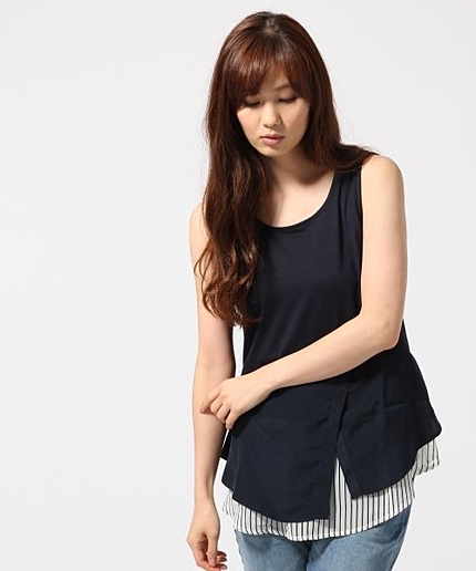 スソディテールタンクトップ