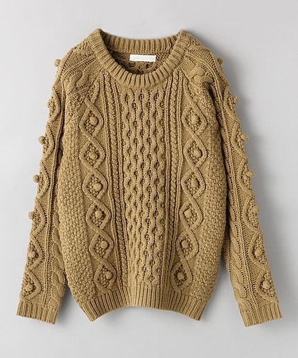 【先行予約】1.5GケーブルプルオーバーLS