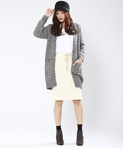 【15AW WEB先行予約】メランジニットカーディガン