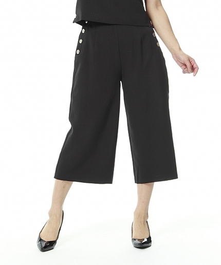 サイドボタンパンツ