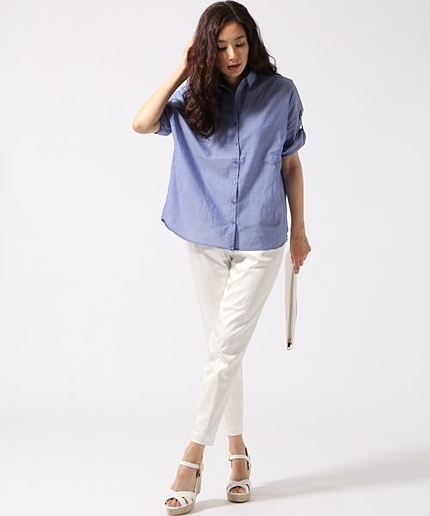 サテンコウタクトラウザー