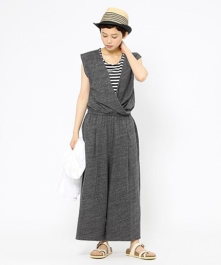 カットソー2WAYサロペットパンツ