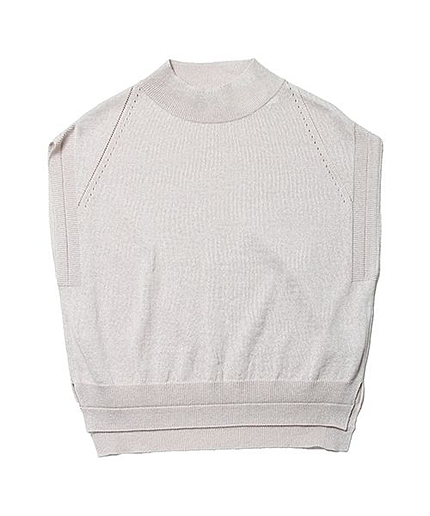 ノースリハイネックプルオーバー