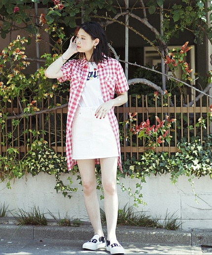 【装苑7月号掲載】LOGO POCKET SKIRT