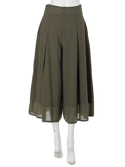 フレアタックガウチョパンツ