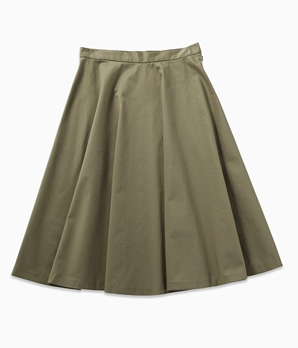 【先行予約】 ツイルフレアースカート