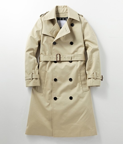 ストライプライナー付き トレンチコート