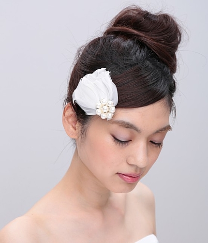 【GIOVANNIO　(ジョバンニ)】 フェザーヘアーアクセ