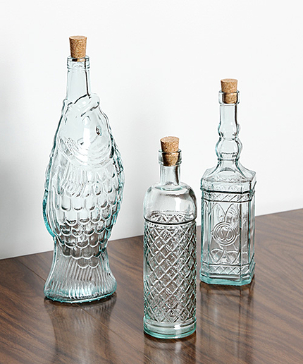 リサイクルガラス サカナボトル