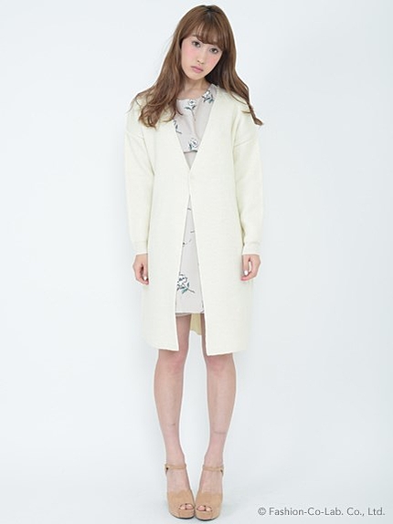 ロングニットカーディガン