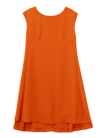 イレギュラーヘムストライプワンピ