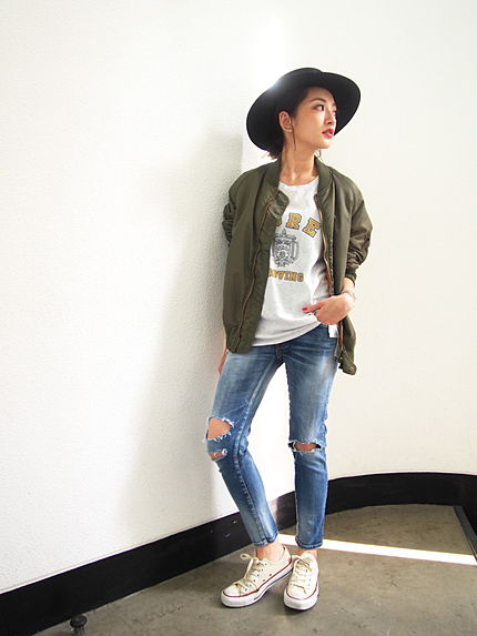 スリーブギャザーMA-1