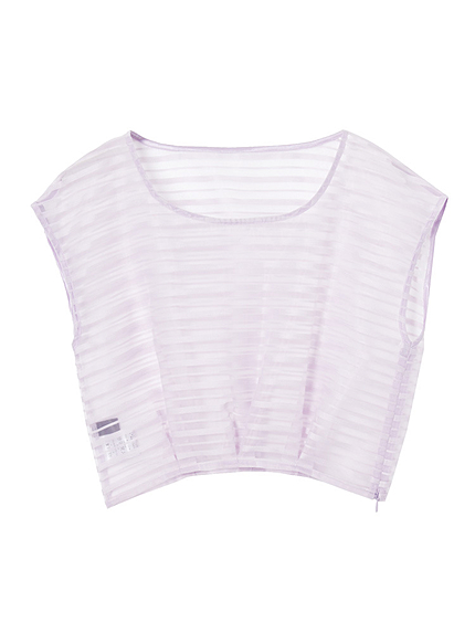 シースルーラインボーダートップス