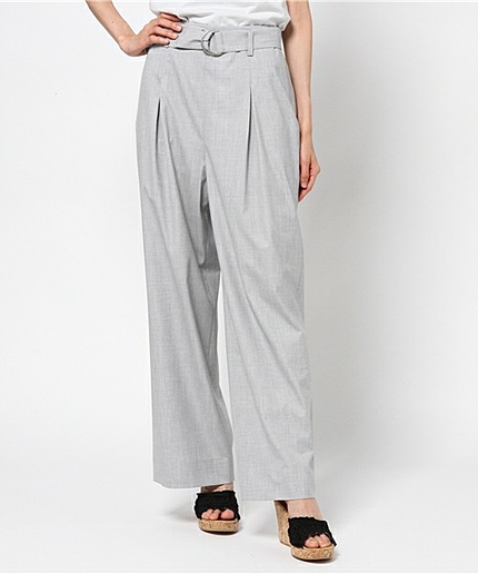 グレンチェックワイドパンツ/AEBC GLEN/CHK WIDE PT