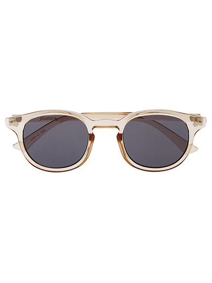 クリアフレームサングラス