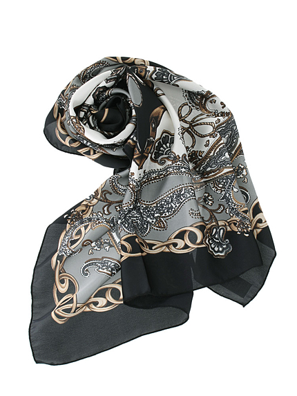 【LIFE】ヴィンテージ柄スカーフ