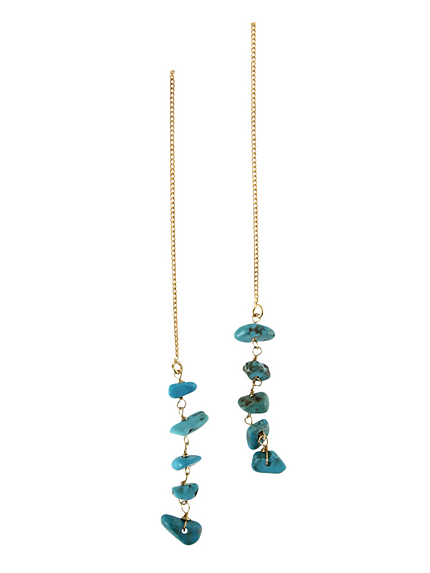 natural stone ピアス