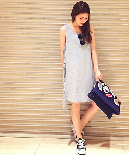 サイドフリンジタンクチュニック/AEBC SIDEフリンジTANK TUNIC