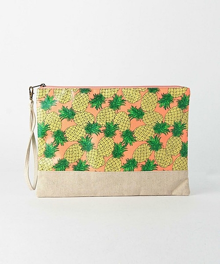 パイナップルプリントクラッチ/AEBC PinePRT CLT