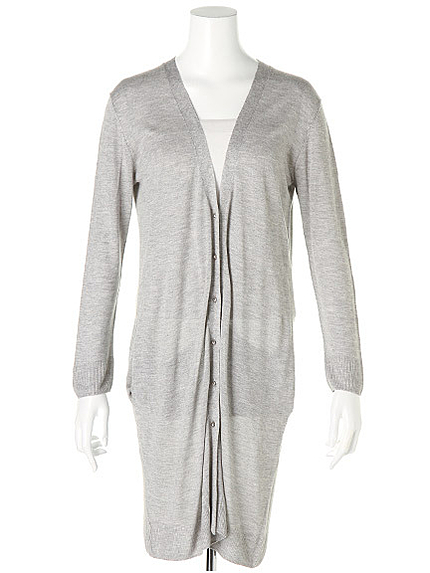 ハイゲージロングカーディガン