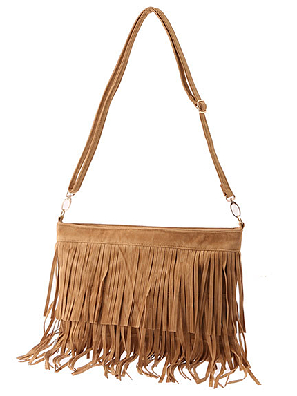 スエードフリンジクラッチBAG