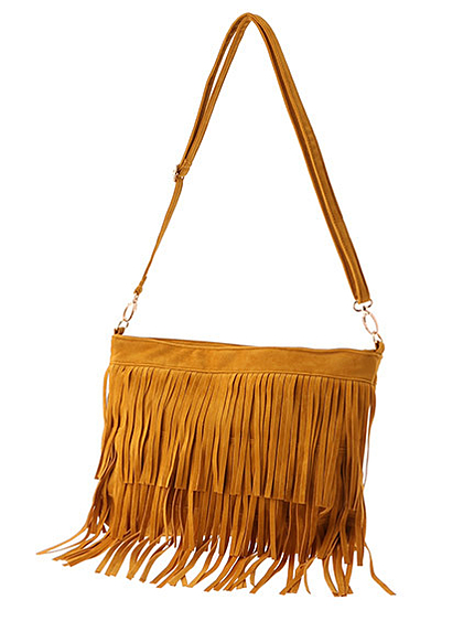 スエードフリンジクラッチBAG