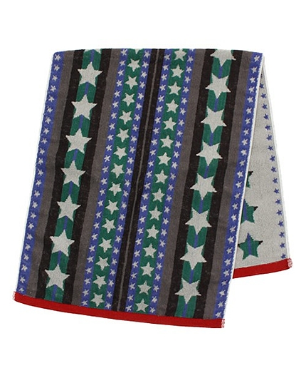 WEGO/カラフルスターフェイスタオル