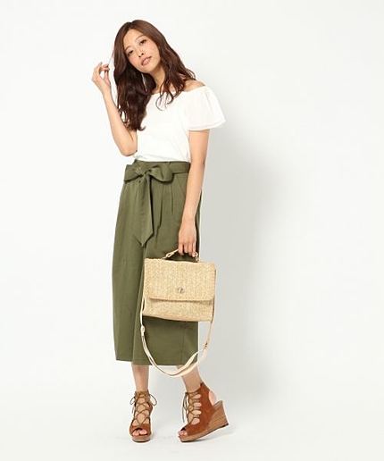 【7/16ヒルナンデス放映】ウエストリボンガウチョパンツ2