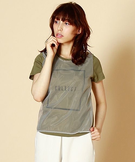オーガンジーＴシャツ２