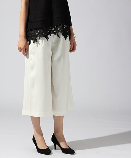 【Sサイズ展開アイテム】ドビータックガウチョパンツ