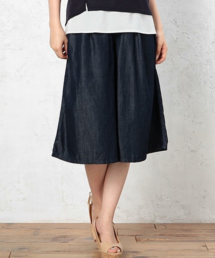 GC INDIGO DNM ガウチョ パンツ