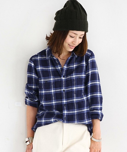 BY ∵ソフトネルチェックシャツ