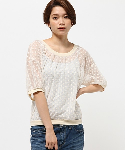 五分袖プルオーバー