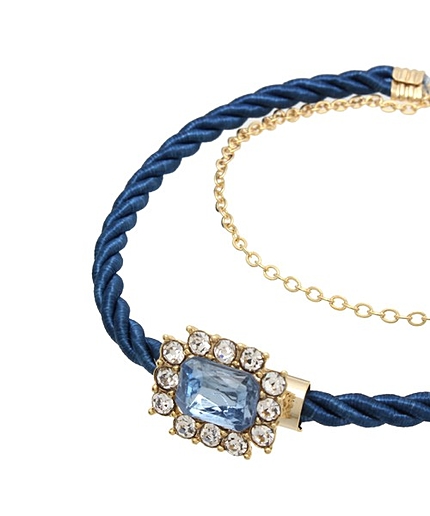 ◆2015年秋の新作◆ビジューポイントロープブレスレット