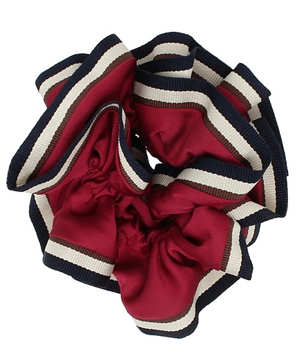 ◆2015年秋の新作◆トリプルカラートリミングシュシュ