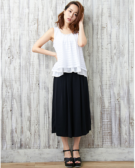 【7/21 ヒルナンデスご紹介商品】ガウチョ／パンツB