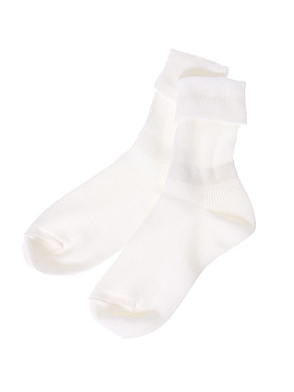 Q折り返しリブソックス