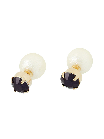 【GDS】 ラウンドビジューピアス