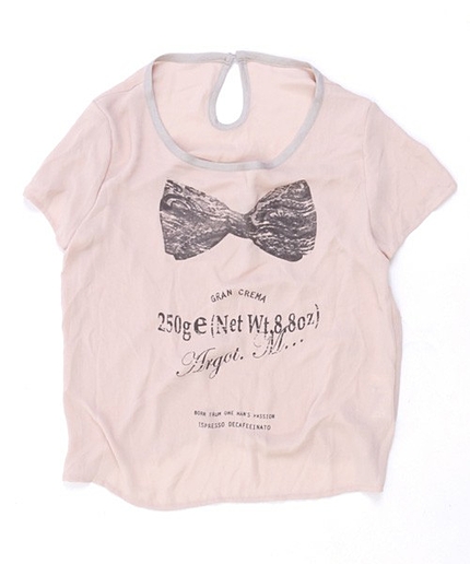 SS CHIFFON TOPS/ショートスリーブシフォントップス