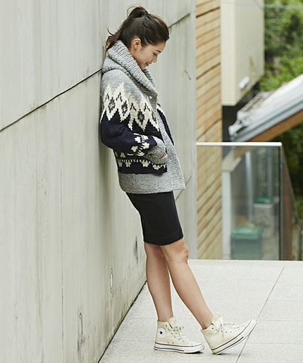 【予約】【WEB限定】○WO 15FW カウチン ニット ミドル　カーディガン　/　別注　/　コラボ