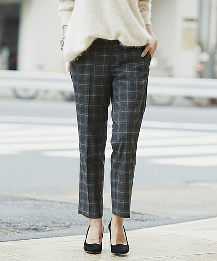 【WEB限定】○JOC PE/R チェック パンツ