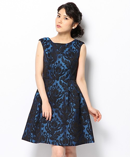 オーナメントジャガードワンピース
