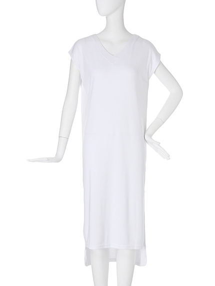 【CASUAL】シングルスリットロングワンピース