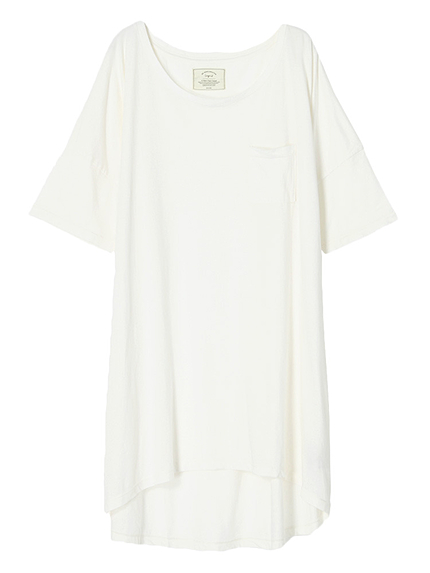 スリットカットチュニックTee