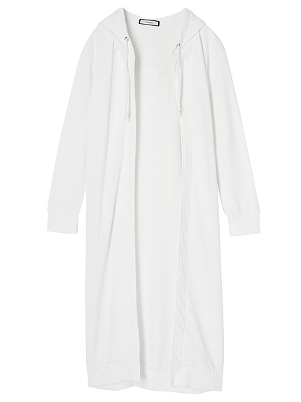 ロング丈パーカー