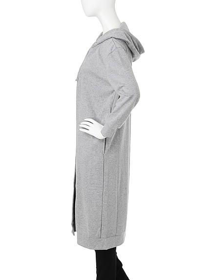 ロング丈パーカー